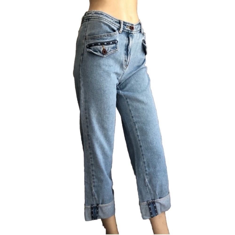 Vintage Jeanology collection blue jean 100% cotton size:4